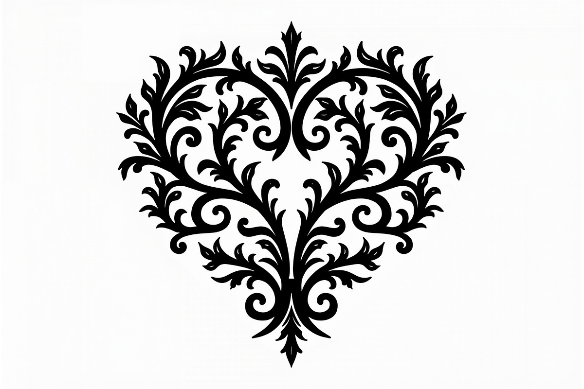 Romantic Lace Heart Clipart, an Illustration by Artivon (Photo 18 of 21)