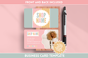 Pastel Business Card, a Business Card Template by SunshineStudioBoutique (Thumbnail 1 of 9)