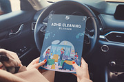 ADHD Cleaning Planner, a Stationery Template by Designmela01 (Thumbnail 4 of 8)
