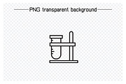 Science and Lab Tube and Flask Icons, an Outline Icon by Designfour (Thumbnail 4 of 7)