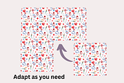 Nurse Sealess pattern, a Healthcare Illustration by Anca Digital Vibe (Thumbnail 5 of 5)