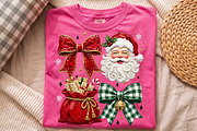 Christmas Santa Png,Festive Bows, an Object Illustration by Libby Wishes (Thumbnail 3 of 3)