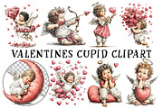 Valentines Cupid Clipart, an Illustration by OK Design (Thumbnail 2 of 6)
