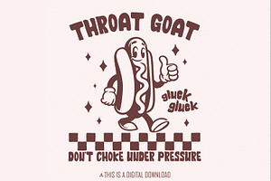 Throat Goat PNG, Funny Design, an Illustration by SharpMarketplace