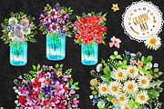Jar Bouquet clipart, a Texture Illustration by Download Graphic Art (Thumbnail 3 of 5)