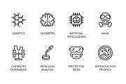 96 Science icons, an Outline Icon by vectorstank (Thumbnail 10 of 14)