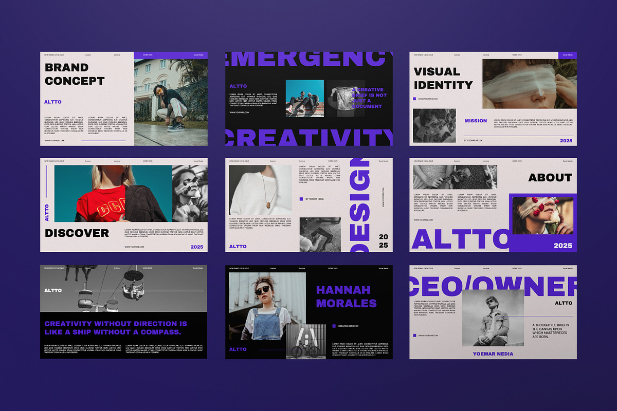 ALTTO - Modern Keynote Template, a Presentation Template by Portocraft