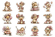 Quirky Easter Chicken Clipart, an Illustration by Dream Creation (Thumbnail 2 of 4)