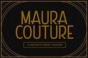 Regalia Manor - Art Deco Font, a Sans Serif Font by Letterhend Studio (Thumbnail 5 of 9)