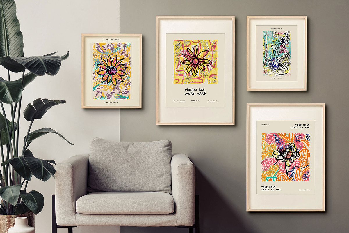 Scribbles Art | Poster Builder, an Object Graphic by KetteCreate (Photo 14 of 14)