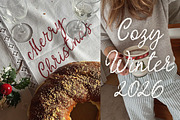 Miss Winter A Cozy Pixel Script Font, a Font by AnMark (Thumbnail 8 of 11)