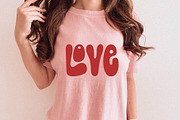 Love Heart Lovely Groovy Font, a Script Font by BarcelonaShop (Thumbnail 5 of 10)