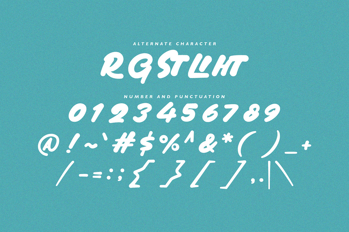 Gostar Light Brush Marker Display, a Handwritten Font by Maulana Creative (Photo 8 of 8)