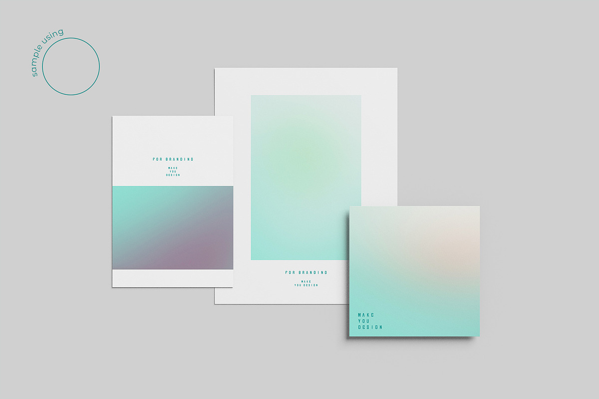 20 Sunbaked Mint Gradient Background, a Texture Graphic by Olha Kozachenko (Photo 7 of 8)