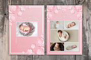 Birth Announcement Template, a Card Template by Madhabi Studio (Thumbnail 1 of 2)