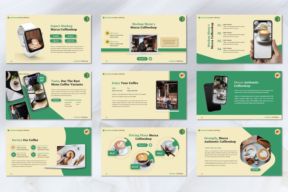Mocca - Coffee Shop Googleslide, a Presentation Template by Dhabee (Photo 8 of 8)