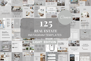 125 Real Estate Instagram Templates