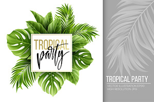 Tropical Party. Vector Illustration