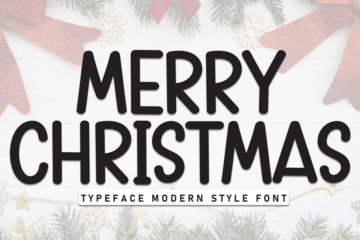 Merry Christmas | Script Font, a Script Font by Scratchones (Photo 1 of 8)