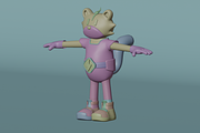 Lightning Mascot 3D Character, a Characters & Person 3D Model by Dudukbersama (Thumbnail 2 of 2)