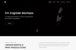 Mashfi - Personal Portfolio Template