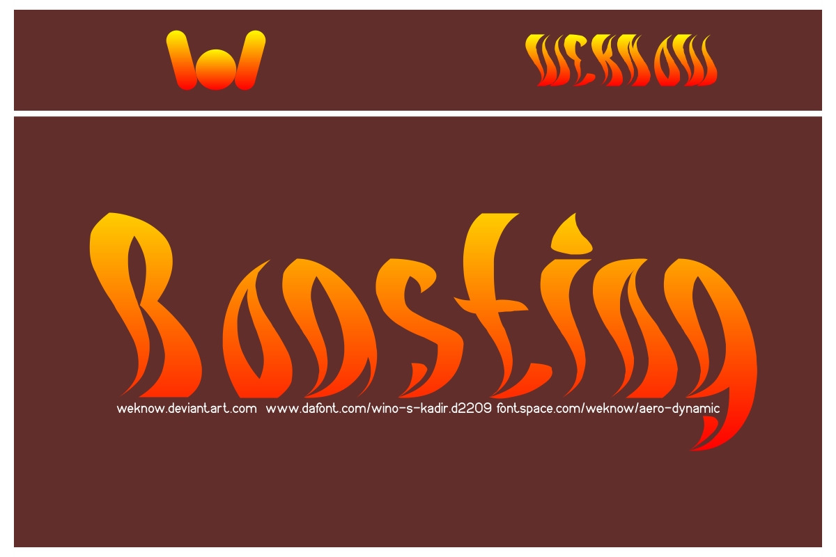 eternal flame font preview 2