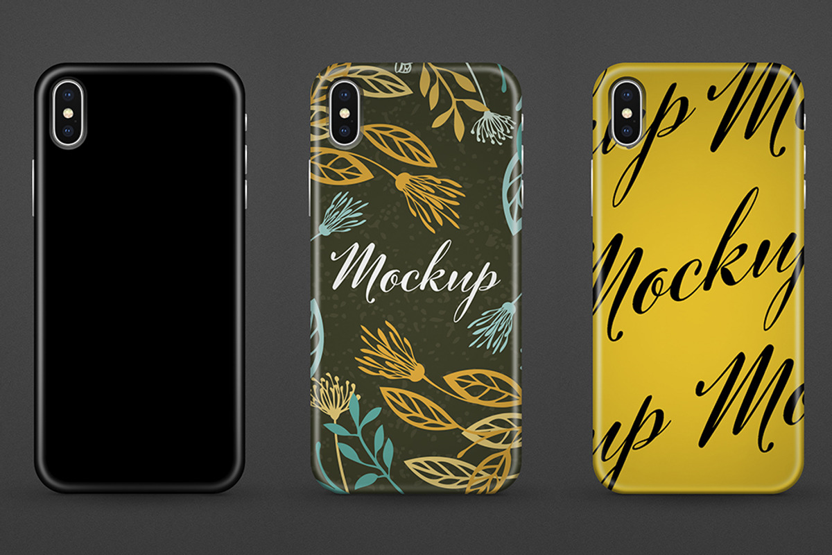 iPhone 10 X Case Mock-up, a Product Mockup by shaman (Photo 3 of 4)