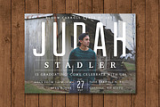 Typographic Graduation Invitation, an Invitation Template by Wink Design (Thumbnail 1 of 2)