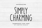 Simply Charming- Tall & Skinny Font, a Sans Serif Font by Jimtype Studio (Thumbnail 1 of 9)