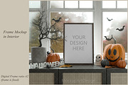 A2 Frame Mockup, Halloween Mockup, a Product Mockup by MockupArtDesign (Thumbnail 1 of 4)