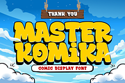 Master Komika - Comic Display Font, a Handwritten Font by Sronstudio (Thumbnail 16 of 16)