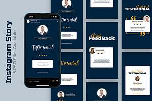 Client Testimonial - Instagram Story, a Social Media Template by UnicodeID