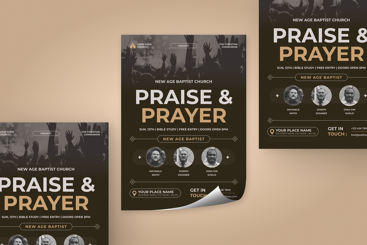 Church Conference Flyer, a Flyer Template by SquidPixey (Photo 3 of 6)