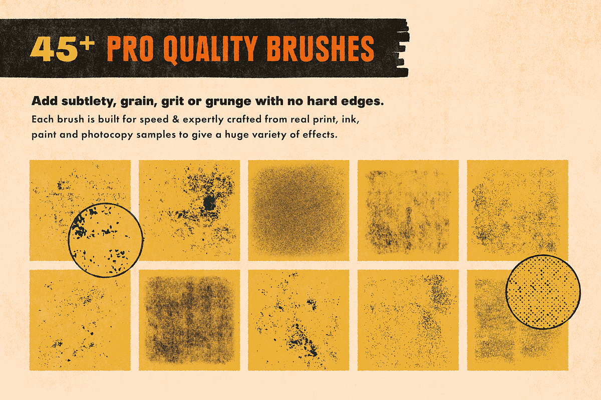Procreate Texture Brush Bundle, a Brush Add-On by True Grit Texture Supply (Photo 25 of 27)