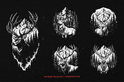 10 Bundle Dark Art Mountain Deer, an Illustration by Morspective (Thumbnail 3 of 7)