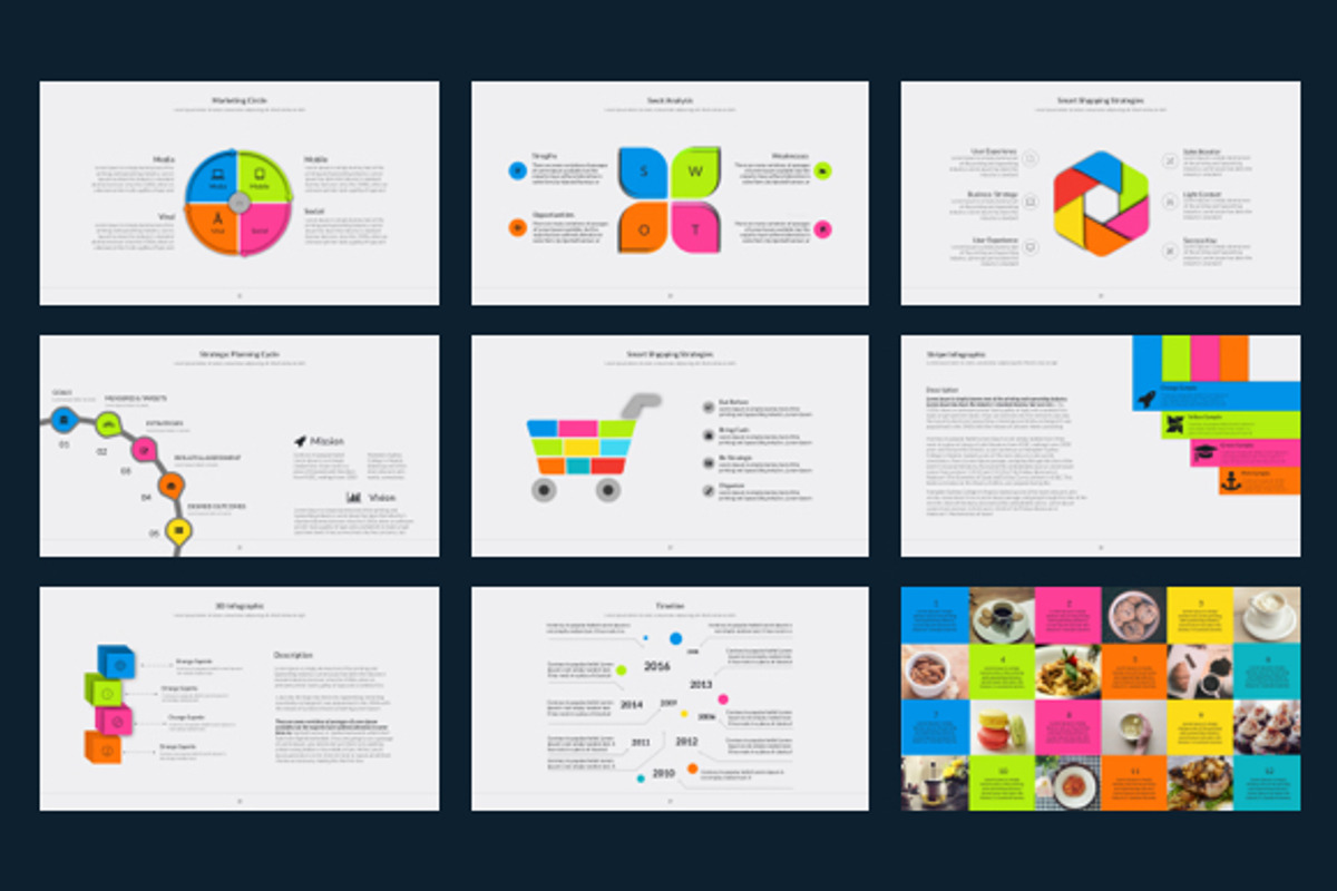 NEGRO POWERPOINT TEMPLATE, a Presentation Template by Mia (Photo 4 of 7)