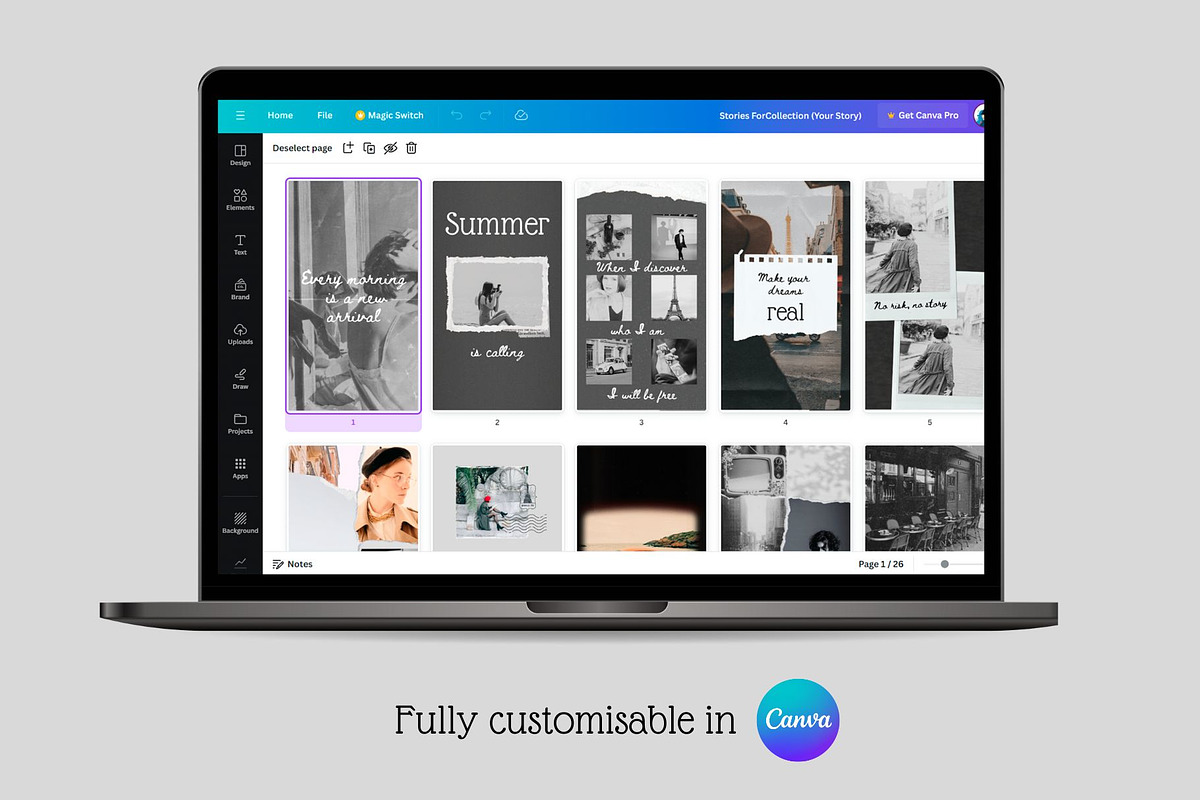 French traveler Canva templates, a Social Media Template by Visual Animal (Photo 2 of 11)