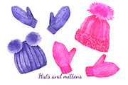 Knitting watercolor collection, an Illustration by Watercolor & sketches (Thumbnail 4 of 5)