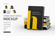 Hardcover Book Mockup Set, a Print Template by Country4k (Thumbnail 1 of 4)