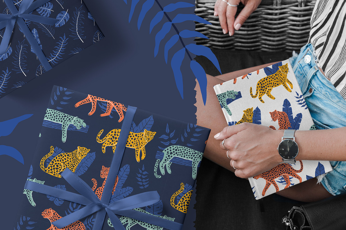 Tropical Leopard Abstract Boho Set, an Object Graphic by MaNechaeva (Photo 8 of 10)