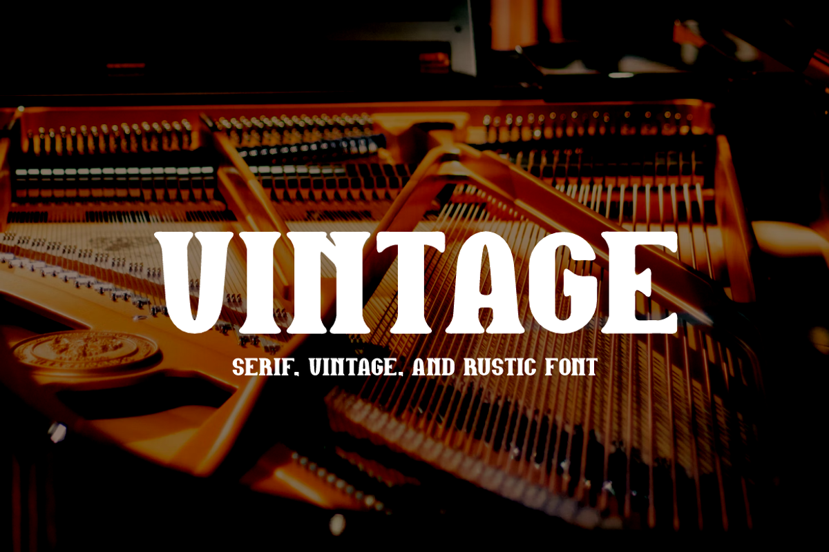 Rodgros - Rustic & Vintage Font, a Serif Font by QR Design Studio (Photo 3 of 10)