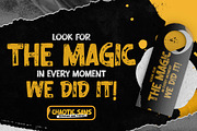 Chaotic Sans – Distressed Display, a Sans Serif Font by Almarkhatype (Thumbnail 5 of 8)