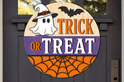 Trick or Treat Halloween Laser Cut, an Object Graphic by OK Design (Thumbnail 2 of 3)