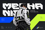 Fracto - Futuristic Display Font, a Sans Serif Font by figuree studio (Thumbnail 6 of 10)