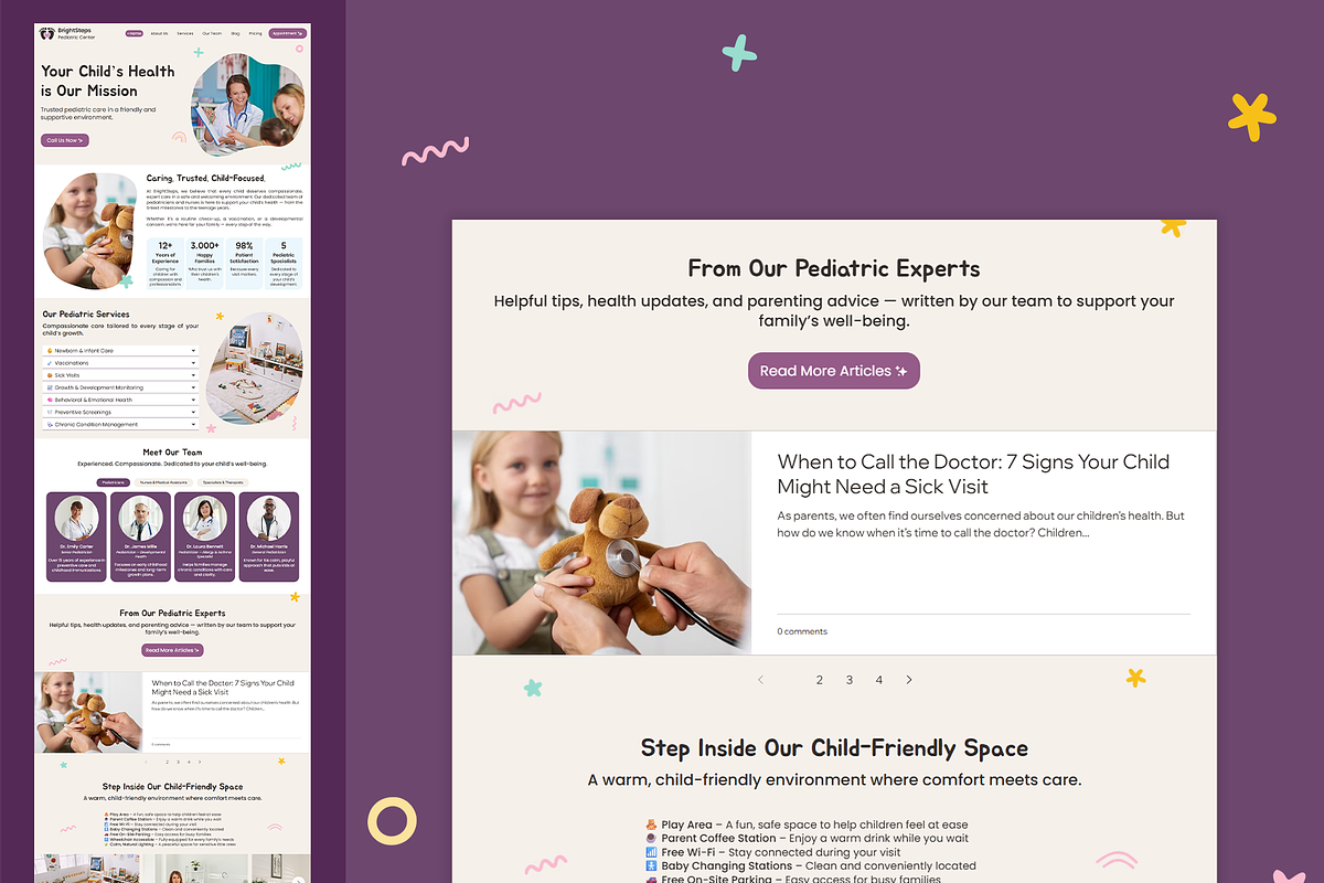 Kids Clinic - Wix Studio Website, a Wix Template by Kitteeh (Photo 6 of 11)