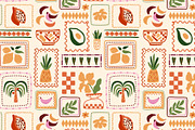Tropical patchwork patterns, a Pattern Graphic by Tani Kuzminka (Thumbnail 6 of 9)