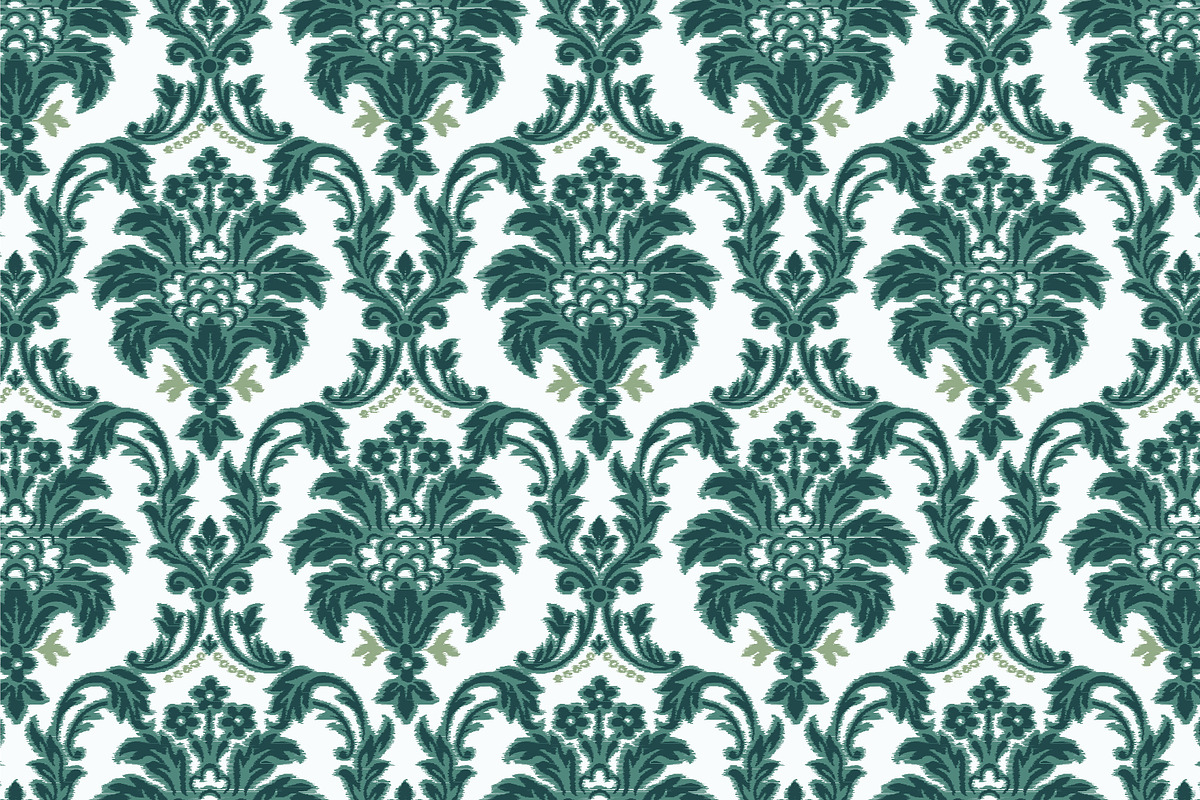 IKAT Damask Print & Motifs, a Pattern Graphic by ASTUDIO (Photo 3 of 6)