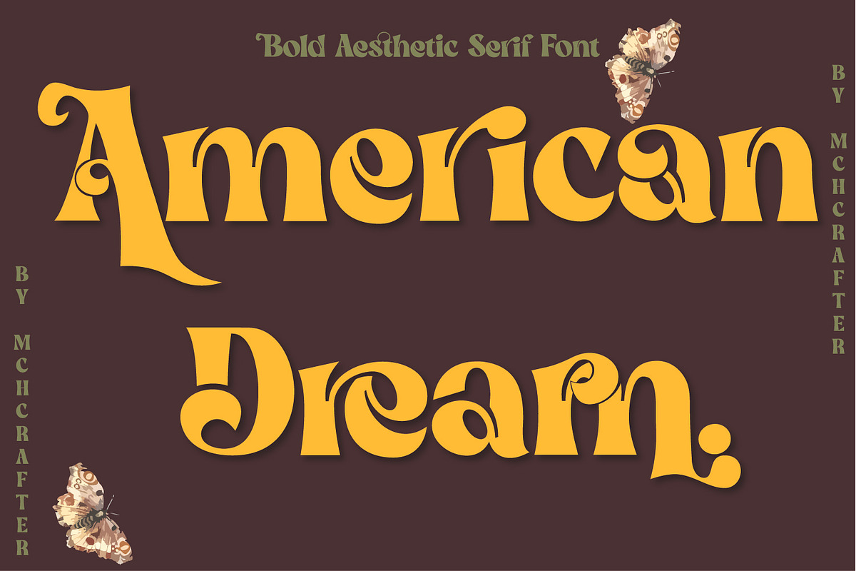 American Dream | Modern Serif Font, a Serif Font by MchCrafter (Photo 1 of 14)