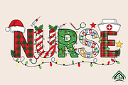 Christmas Nurse Png, an Illustration by Craft Nest (Thumbnail 1 of 6)