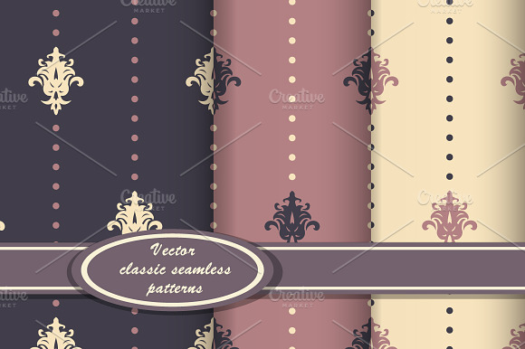 Vector Classic Seamess Patterns